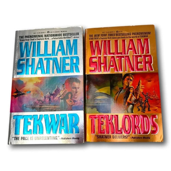 TEKWARS William Shatner Lot 5 First Five in Series PB Books - Picture 4 of 10